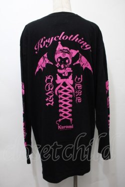 画像2: GOTH / クロミプリントロンT  黒 S-25-10-10-032-GO-CO-HR-ZS