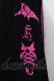 画像3: GOTH / クロミプリントロンT  黒 S-25-10-10-032-GO-CO-HR-ZS (3)