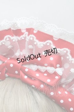 画像4: Angelic Pretty / Lovely Dotカフェカチューシャ  赤ｘ白 S-25-10-10-005-AP-AC-HR-ZS