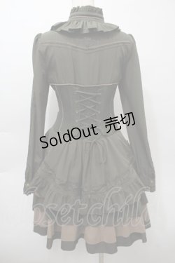 画像2: OZZ ANGELO / ナポレオンデザインワンピース  カーキ S-25-10-10-048-OO-OP-AS-ZS