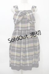 Lois CRAYON / チェックワンピース  紫 S-25-10-10-050-LO-OP-AS-ZT100