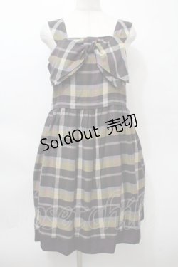 画像1: Lois CRAYON / チェックワンピース  紫 S-25-10-10-050-LO-OP-AS-ZT100