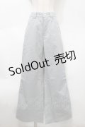 NieR Clothing / ワイドパンツ  サックス S-25-10-10-058-PU-PA-AS-ZS