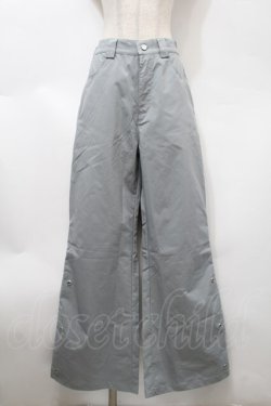 画像1: NieR Clothing / ワイドパンツ  サックス S-25-10-10-058-PU-PA-AS-ZS