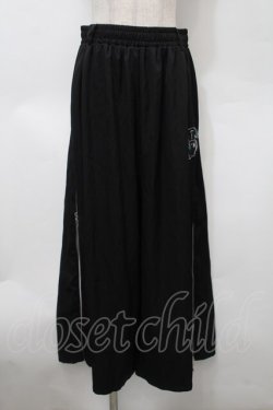 画像1: NieR Clothing / ZIPワイドパンツ  黒 S-25-10-10-059-PU-PA-AS-ZS