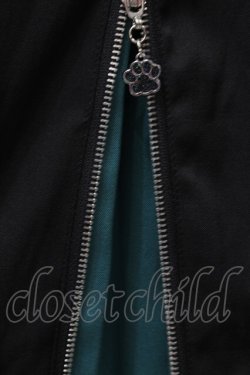 画像4: NieR Clothing / ZIPワイドパンツ  黒 S-25-10-10-059-PU-PA-AS-ZS