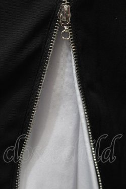 画像5: NieR Clothing / ZIPワイドパンツ  黒 S-25-10-10-059-PU-PA-AS-ZS