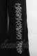 画像3: KRY CLOTHING / 刺繍サイドボタンスウェットパンツ  黒 S-25-10-10-060-EL-PA-HR-ZS (3)