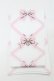 画像2: BABY,THE STARS SHINE BRIGHT / レースアップリボン柄オーバーニーソックス  白 S-25-10-10-001-BA-ZA-HR-ZS (2)