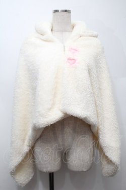 画像1: DEVILISH / うさ耳ファーポンチョ  オフ S-25-10-10-012-GO-TO-HR-ZS