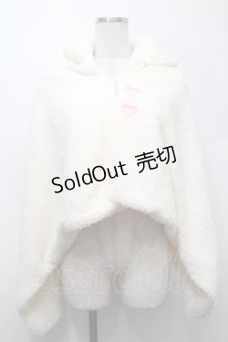 画像1: DEVILISH / うさ耳ファーポンチョ  オフ S-25-10-10-012-GO-TO-HR-ZS