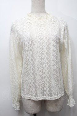画像1: m petit by misako / レースインナートップス  アイボリー S-25-10-10-013-LO-TO-HR-ZS