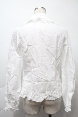 画像2: Angelic Pretty / Whip フリルブラウス  白 S-25-10-10-017-AP-BL-AS-ZS