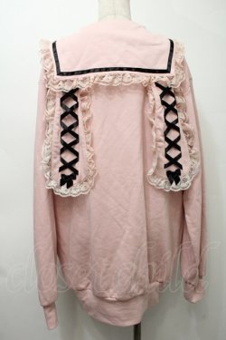 画像2: Princess Melody / うさ耳セーラーパーカー  ピンク S-25-10-10-025-EL-TO-HR-ZS