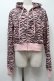 画像1: KRY CLOTHING / 「GAL」ショート丈パーカー  ピンクｘ黒 S-25-10-10-026-EL-TO-HR-ZS (1)