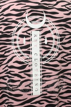 画像3: KRY CLOTHING / 「GAL」ショート丈パーカー  ピンクｘ黒 S-25-10-10-026-EL-TO-HR-ZS