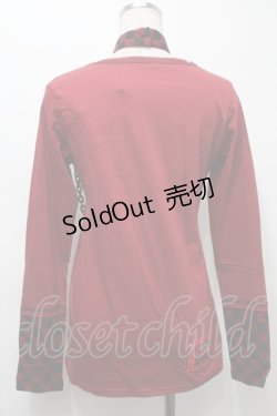 画像2: ALGONQUINS / プリントカットソー  赤 S-25-10-10-028-AL-TO-AS-ZS