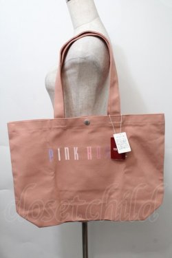 画像1: PINK HOUSE / ロゴトートバッグ  ピンク S-25-10-11-044-LO-BG-AS-ZS