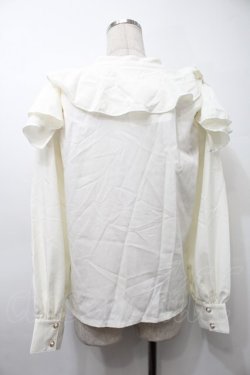 画像2: axes femme POETIQUE / 2wayオフショルブラウス  キナリ S-25-10-11-050-AX-BL-HR-ZS