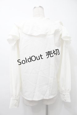 画像2: axes femme POETIQUE / 2wayオフショルブラウス  キナリ S-25-10-11-050-AX-BL-HR-ZS