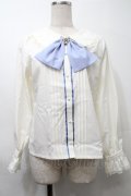 axes femme POETIQUE / フェイバリットカラーブラウス  アイボリー S-25-10-11-051-AX-BL-HR-ZS