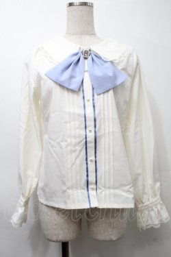 画像1: axes femme POETIQUE / フェイバリットカラーブラウス  アイボリー S-25-10-11-051-AX-BL-HR-ZS