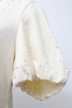 画像4: axes femme / 重ね着風切替プルオーバー  アイボリー S-25-10-11-054-AX-TO-HR-ZS