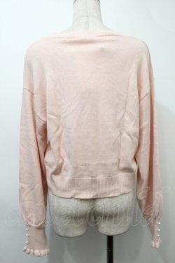 画像2: axes femme / SAKURA刺繍ショートカーディガン  ピンク S-25-10-11-056-AX-TO-HR-ZS
