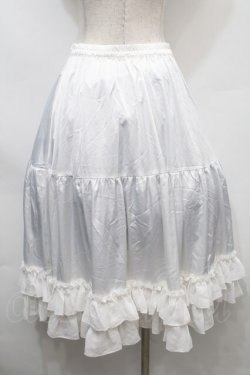 画像2: axes femme kawaii / ミディフリルペチスカート  白 S-25-10-11-059-AX-SK-HR-ZS