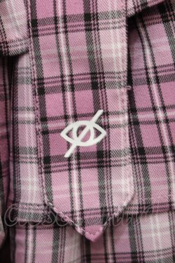 画像3: KRY CLOTHING / 「KAKAWARITAKUNAI」チェック柄ティアードスカート  ピンク S-25-10-11-060-EL-SK-HR-ZS