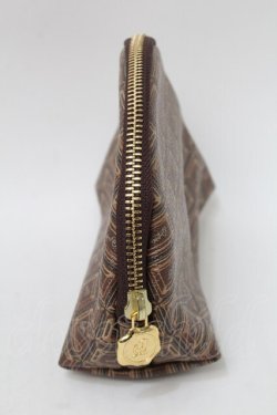 画像3: Q-pot. /  Chocolate Cosmetic Pouch  ブラウン S-25-10-11-006-QP-AC-HR-ZS