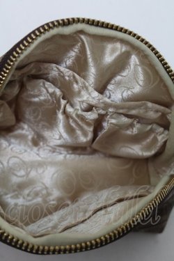 画像4: Q-pot. /  Chocolate Cosmetic Pouch  ブラウン S-25-10-11-006-QP-AC-HR-ZS