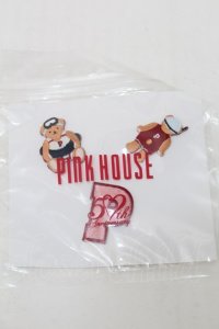 PINK HOUSE / 刺繍ピンバッチ   S-25-10-11-021-LO-ZA-AS-ZS