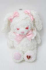 BABY,THE STARS SHINE BRIGHT / うさくみゃがま口BAGミニ  白ｘピンク S-25-10-11-003-BA-BG-HR-ZS