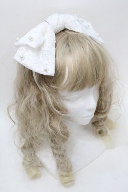 画像1: Angelic Pretty / Holy Lacy Dollカチューシャ  白 S-25-10-11-025-AP-AC-HR-ZS