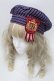 画像1: Angelic Pretty / Universityベレー  紺ｘワイン S-25-10-11-030-AP-AC-HR-ZS (1)