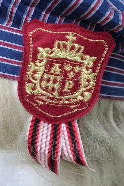 画像3: Angelic Pretty / Universityベレー  紺ｘワイン S-25-10-11-030-AP-AC-HR-ZS