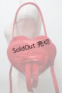 Angelic Pretty / Cross Heartショルダーバッグ  赤 S-25-10-11-035-AP-BG-HR-ZS