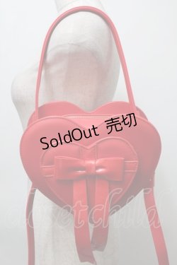 画像1: Angelic Pretty / Cross Heartショルダーバッグ  赤 S-25-10-11-035-AP-BG-HR-ZS