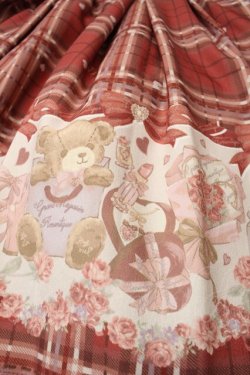 画像4: LIZ LISA / Grand Magasin柄ワンピース  ワイン S-25-10-12-039-LO-OP-AS-ZS