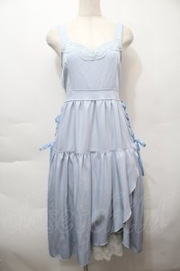 axes femme POETIQUE / フェイバリットカラーワンピース  サックス S-25-10-12-040-AX-OP-HR-ZS