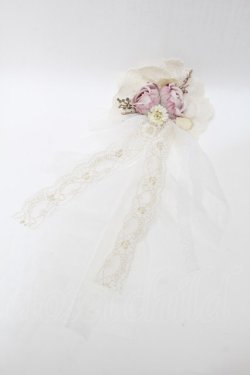 画像1: Morun x Muuna Stoik / ローズコサージュクリップ  オフ S-25-10-12-008-LO-ZA-AS-ZS