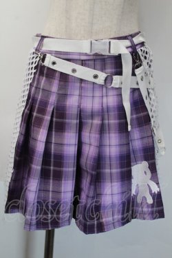 画像1: ACDC RAG / パステルグルーミーメッシュスカート  紫 S-25-10-12-055-PU-SK-AS-ZS