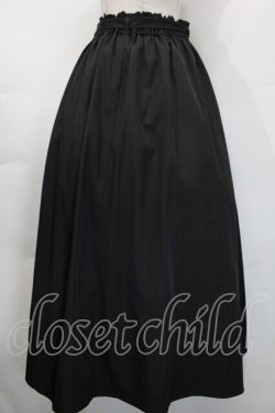 画像2: axes femme / ベルト付サイドタックスカート  黒 S-25-10-12-060-AX-SK-HR-ZS