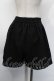 画像2: axes femme POETIQUE / 連ボタンキュロットパンツ  黒 S-25-10-12-061-AX-PA-HR-ZS (2)