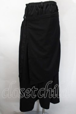 画像2: Deorart / フラップ付レイヤード・袴ワイドパンツ  L S-25-10-12-062-PU-PA-AS-ZS