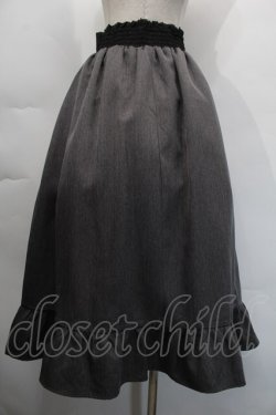 画像2: axes femme / ナポレオンモチーフロングスカート  グレー S-25-10-12-063-AX-SK-HR-ZS