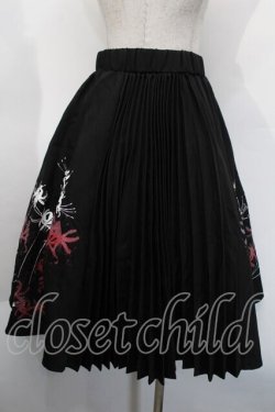 画像2: IRO+IRO / 彼岸花咲くスカート  黒 S-25-10-12-064-LO-SK-AS-ZS