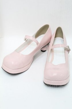 画像1: Dear My Love / いちごヒールロリータパンプス 25.5 ピンク S-25-10-12-010-EL-SH-HR-ZS
