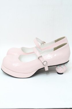 画像2: Dear My Love / いちごヒールロリータパンプス 25.5 ピンク S-25-10-12-010-EL-SH-HR-ZS